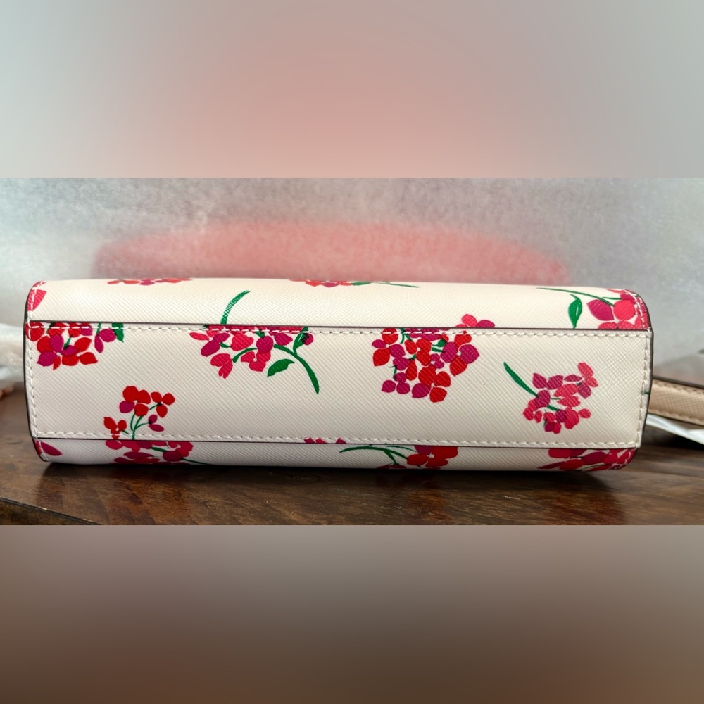 Kate Spade NWT  Pink Coastal Floral Crossbody Bag - Picture 6 of 10
